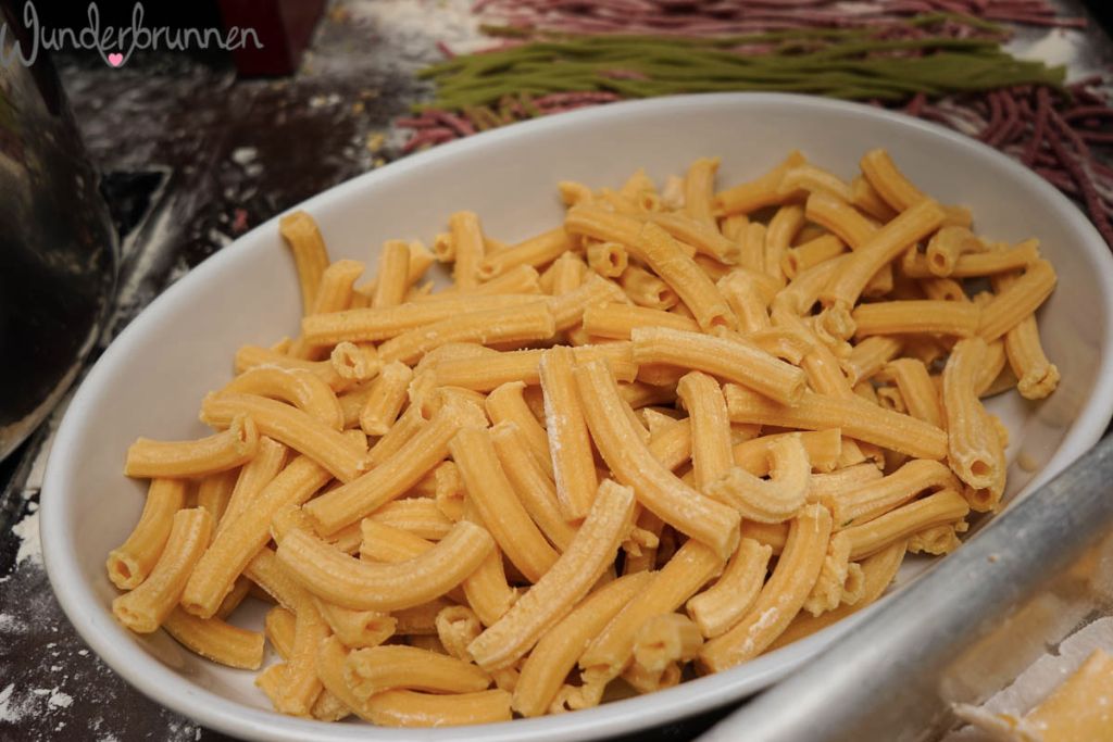 gepresste Pasta - Wunderbrunnen - Fotografie - Foodblog