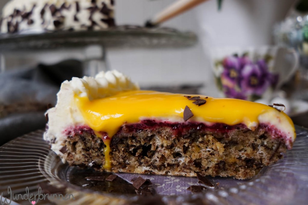 Eierlikör-Torte - Sonne auf dem Teller - Wunderbrunnen Eierlikör-Torte - Sonne auf dem Teller - Wunderbrunnen