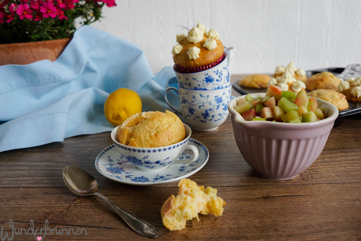 Rhabarber-Mascarpone-Muffins - Wunderbrunnen - Foodblog - Fotografie