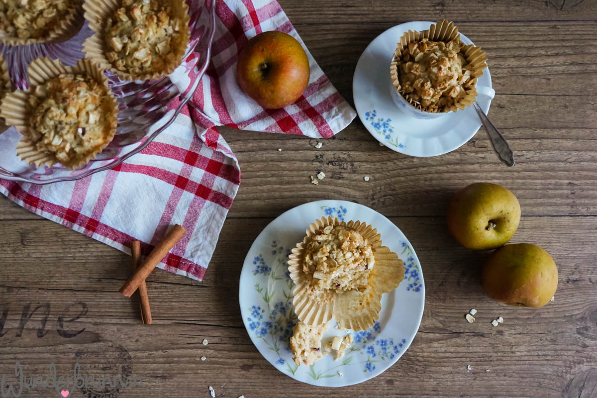 Apfel-Cranberry-Muffins - Wunderbrunnen - Foodblog - Fotografie
