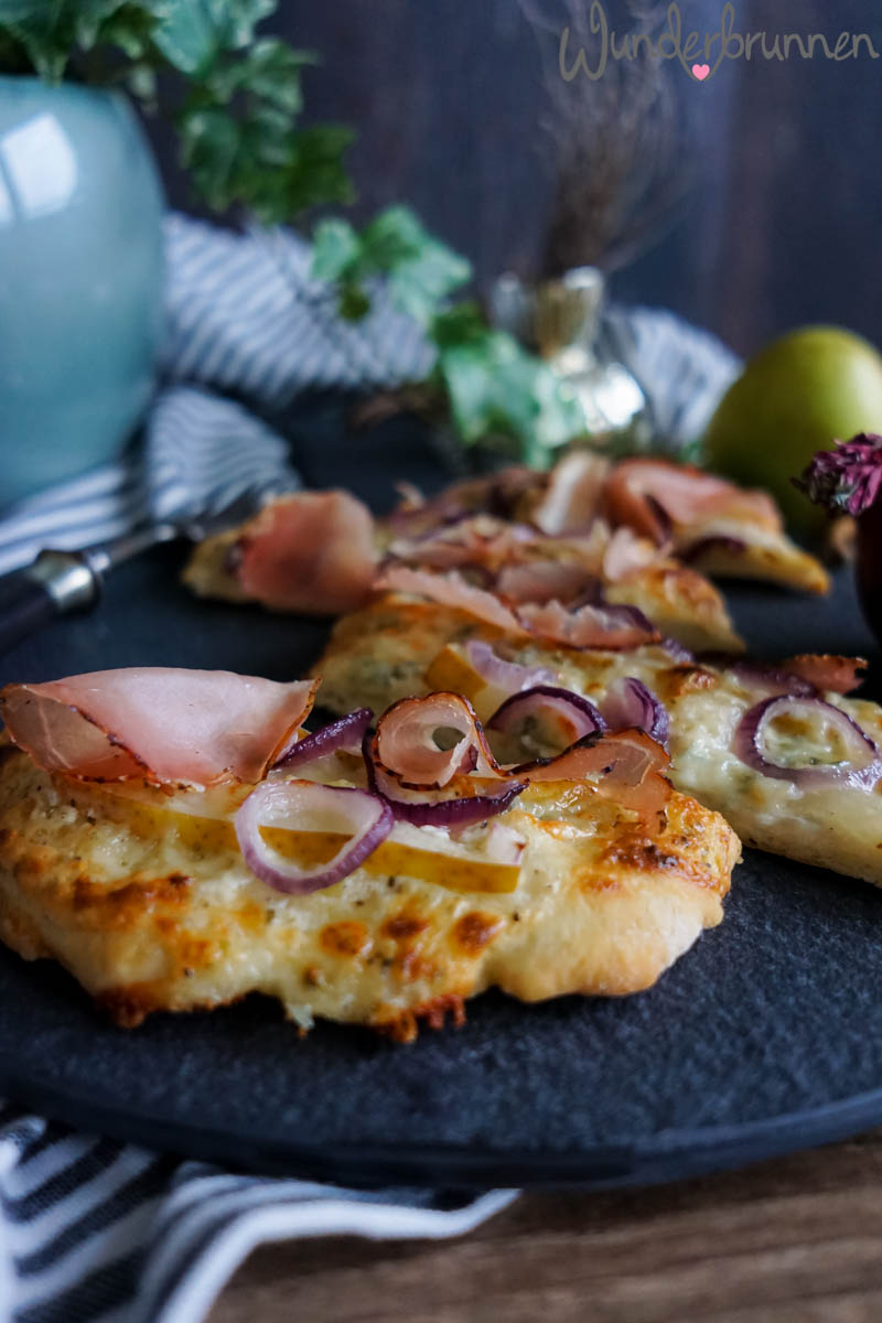 Birnen-Pizza - Wunderbrunnen - Foodblog - Fotografie