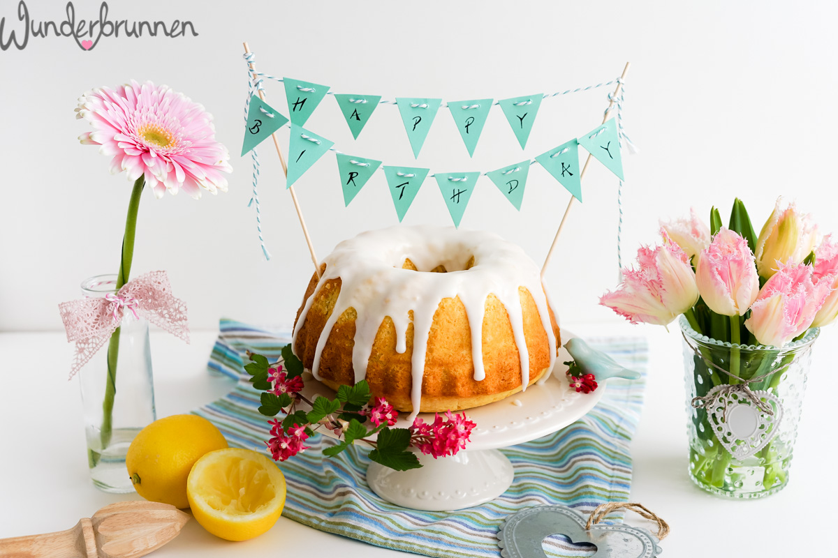 Zitronenkuchen zum Geburtstag - Wunderbrunnen - Foodblog - Fotografie