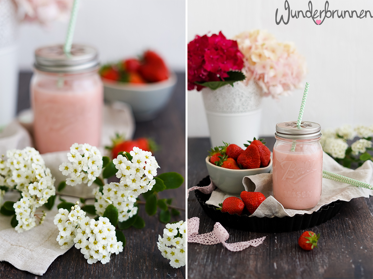 Erdbeer-Mango-Lassi - Wunderbrunnen - Foodblog - Fotografie