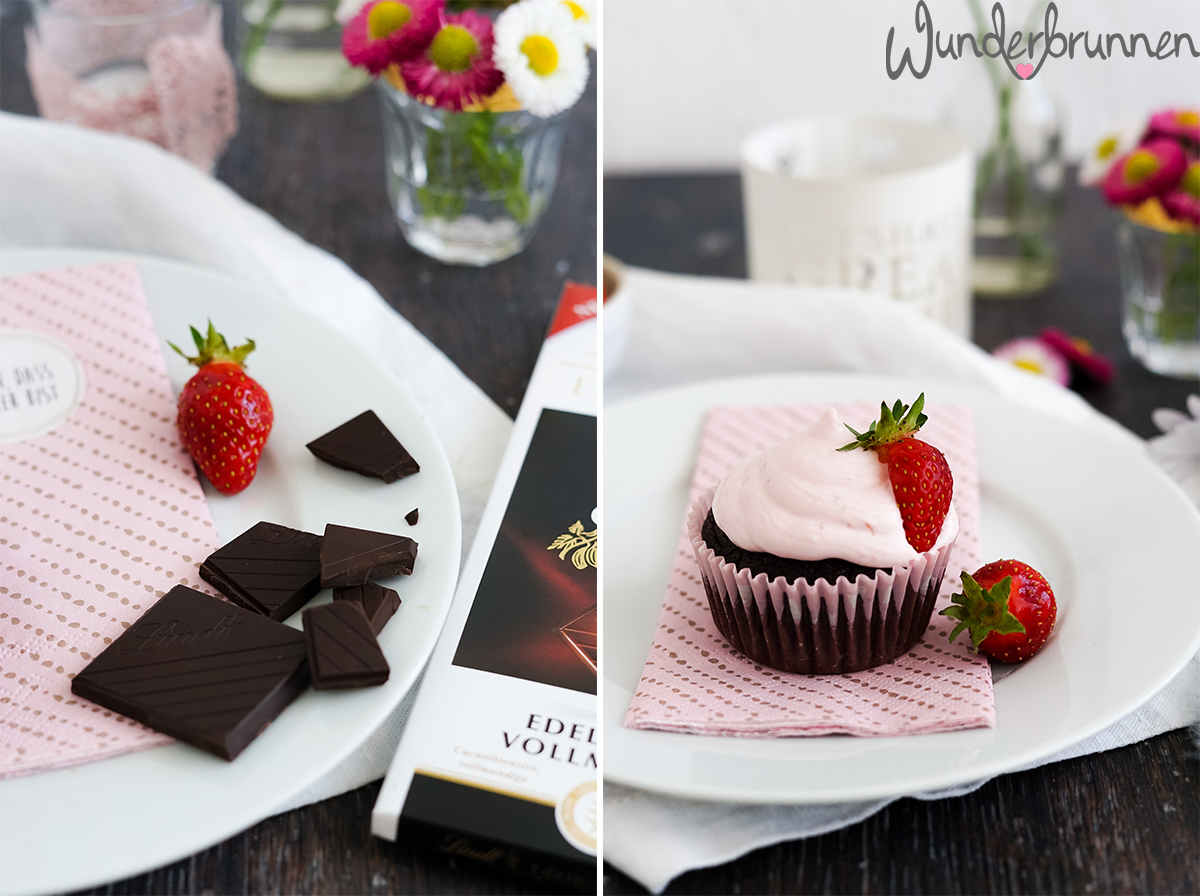 Schokoladen-Cupcakes - Wunderbrunnen - Foodblog - Fotografie