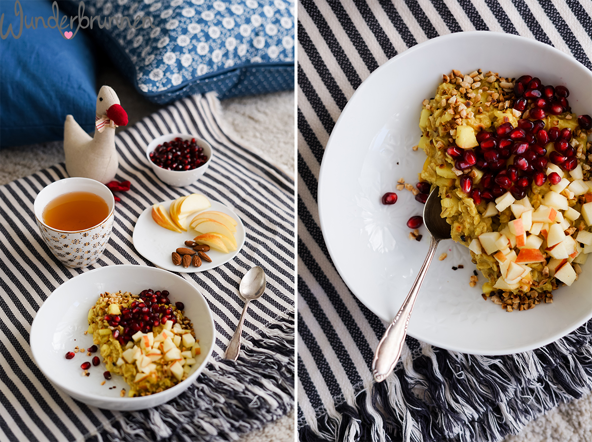 Winterliches Porridge - Wunderbrunnen - Foodblog - Fotografie