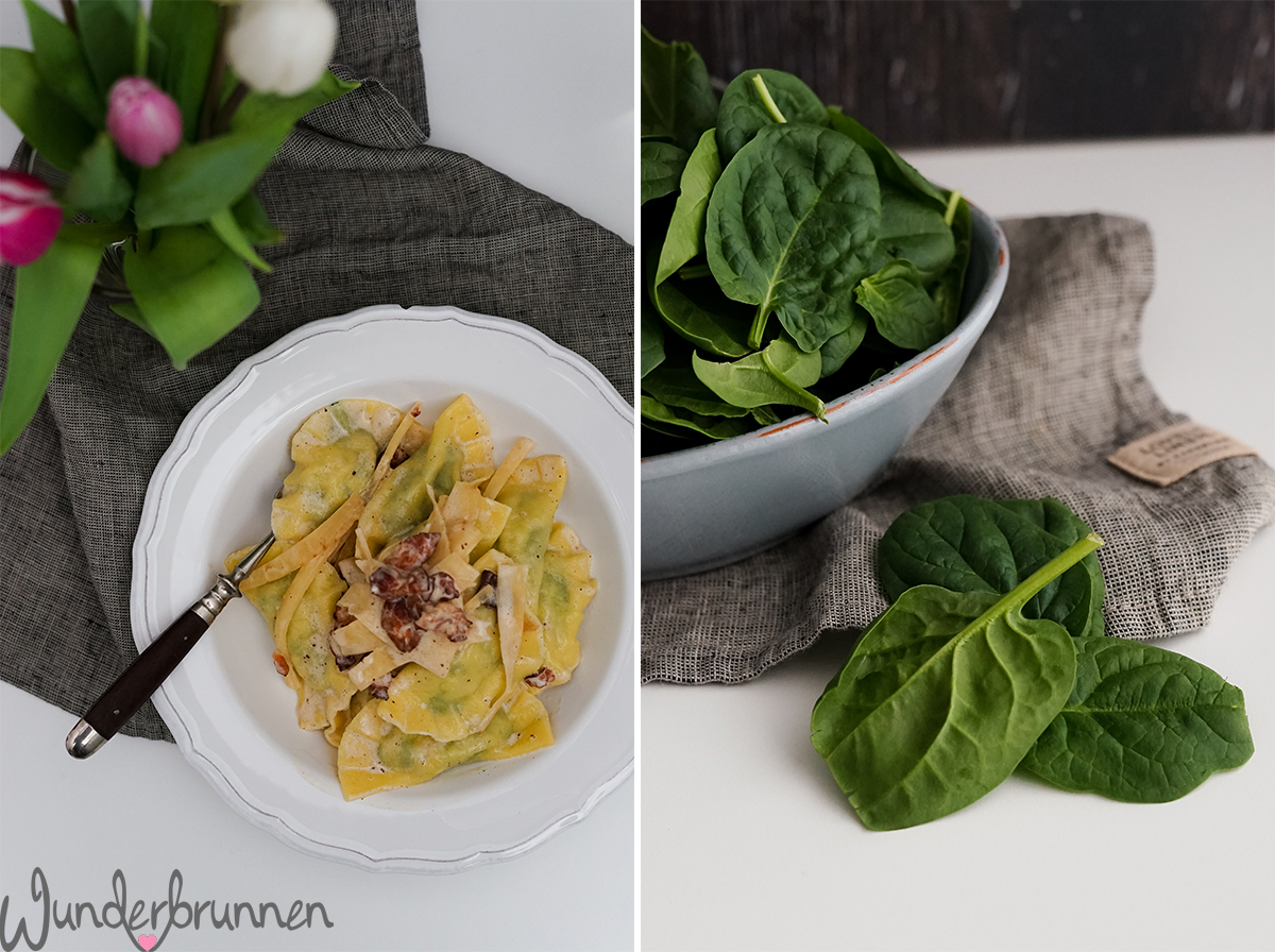 Pastinaken-Spinat-Ravioli - Wunderbrunnen - Foodblog - Fotografie
