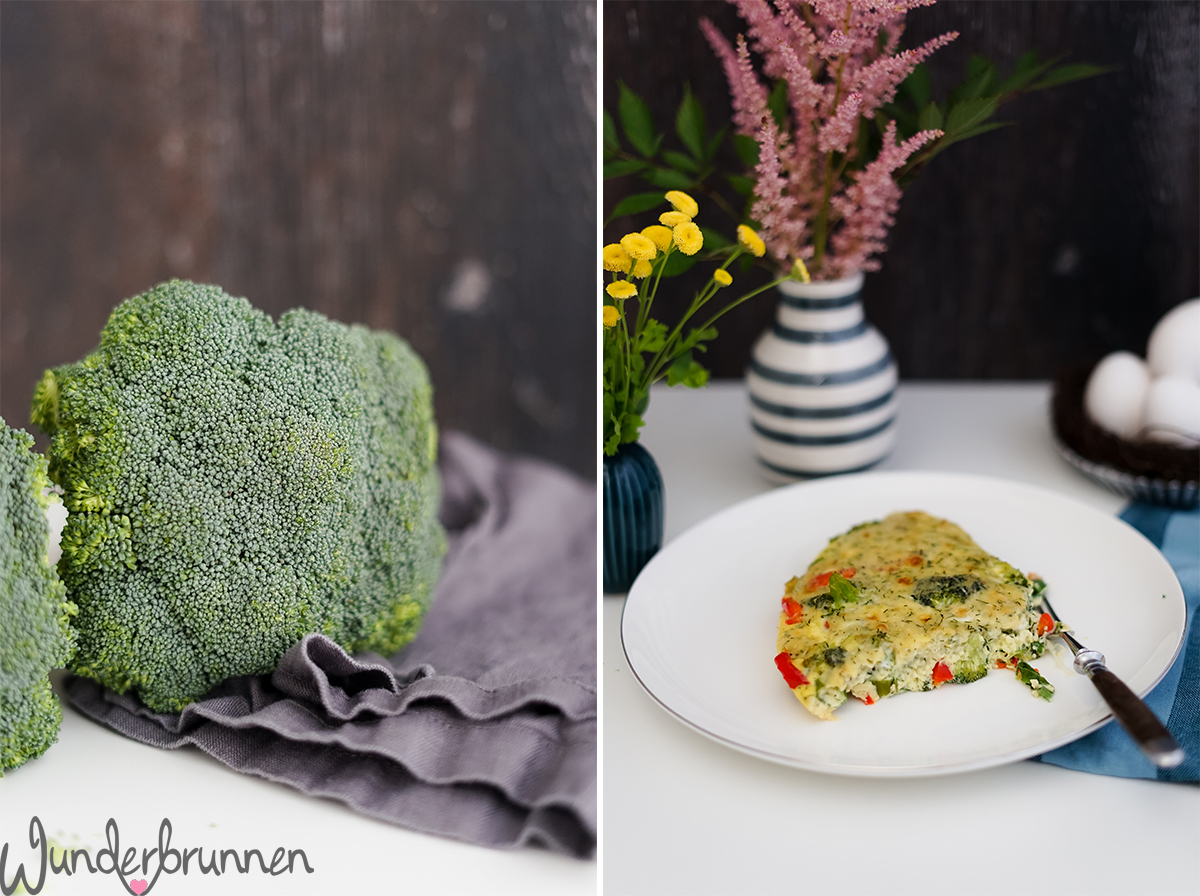Brokkoli-Frittata - Wunderbrunnen - Foodblog - Fotografie