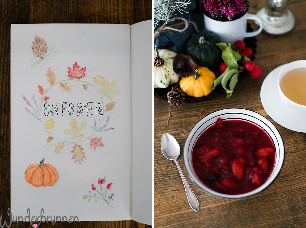 Hallo Oktober - hallo neue Deko! - Wunderbrunnen - Foodblog - Fotografie