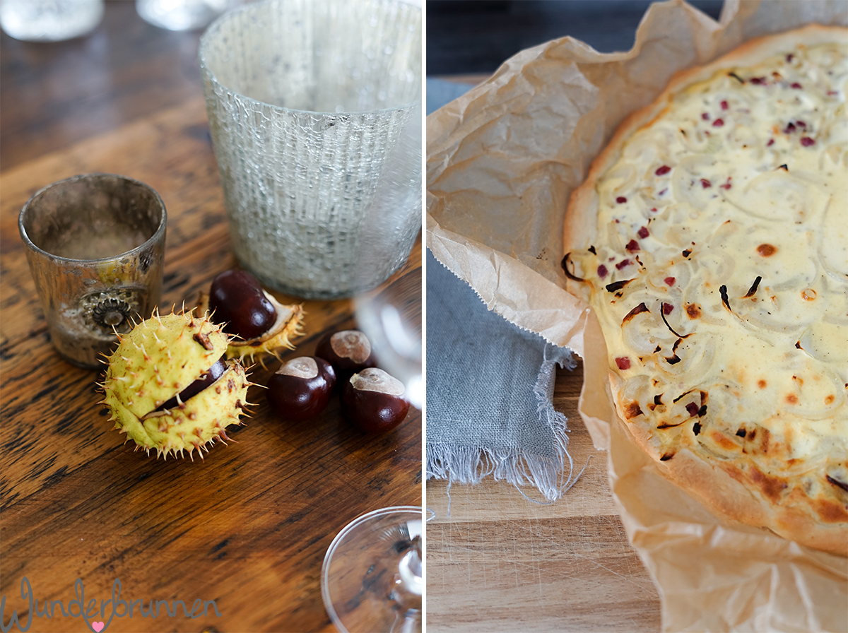Herbst-Menü mit Zwiebelkuchen - Wunderbrunnen - Foodblog - Fotografie