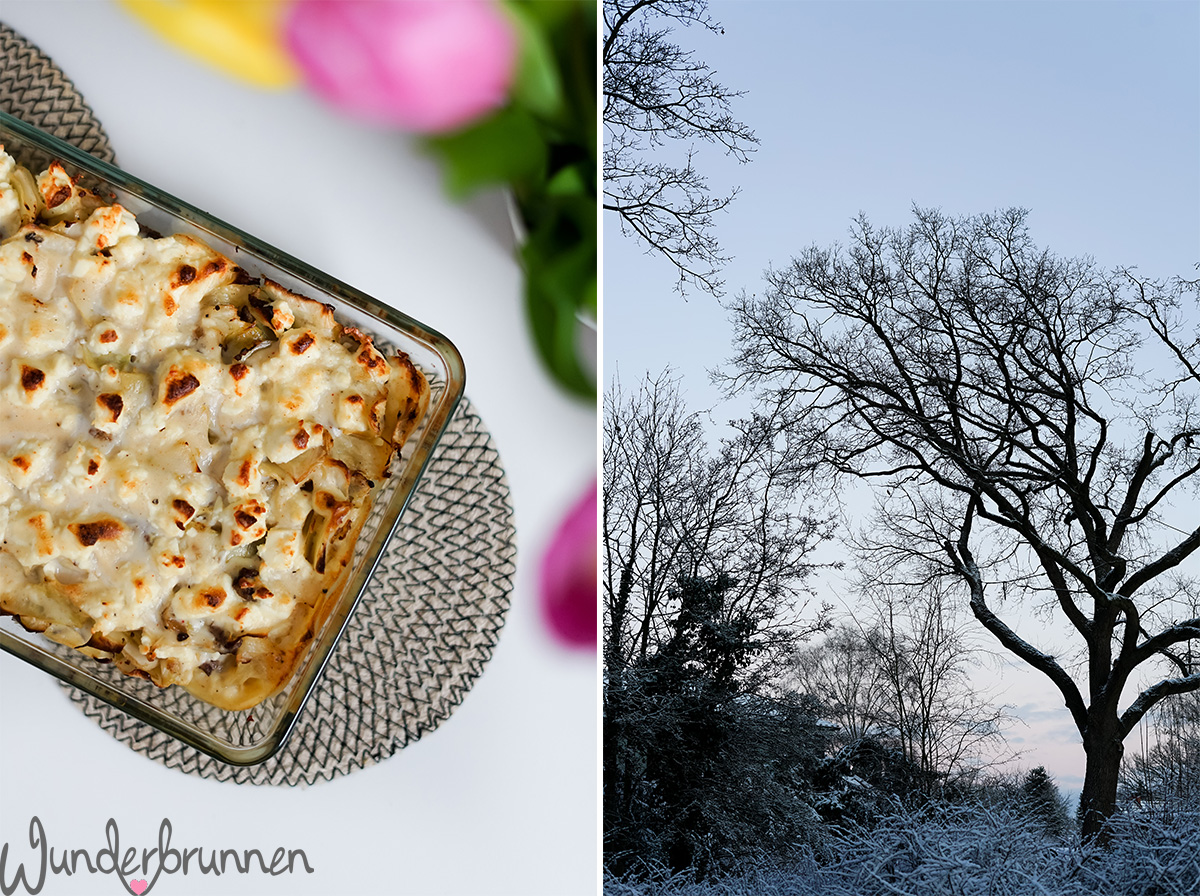 Schnee-Liebe und Weißkohlauflauf - Wunderbrunnen - Foodblog - Fotografie